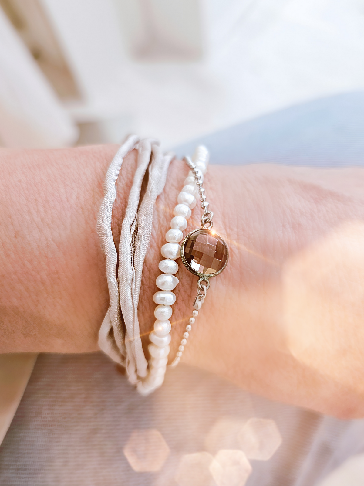 armband-rauchquarz-suesswasserperle-seide-1
