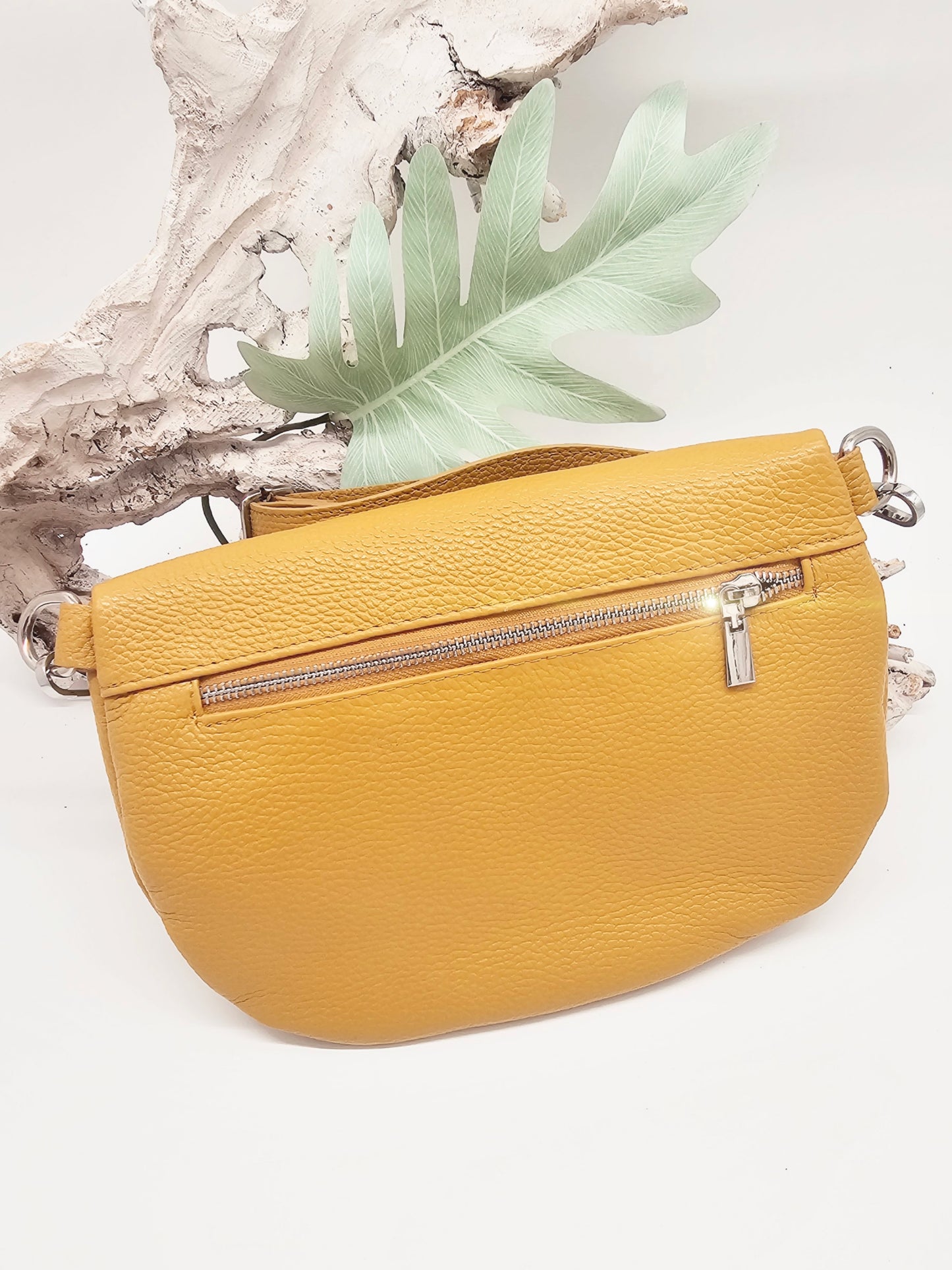 crossbody-bauchtasche-leder-gelb-1