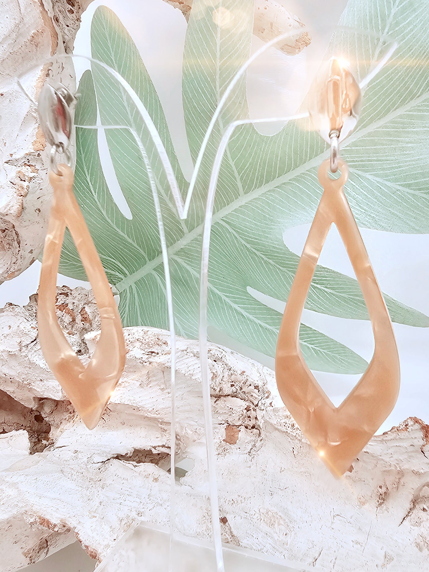 ohrring-lang-leicht-camel-edelstahl-1