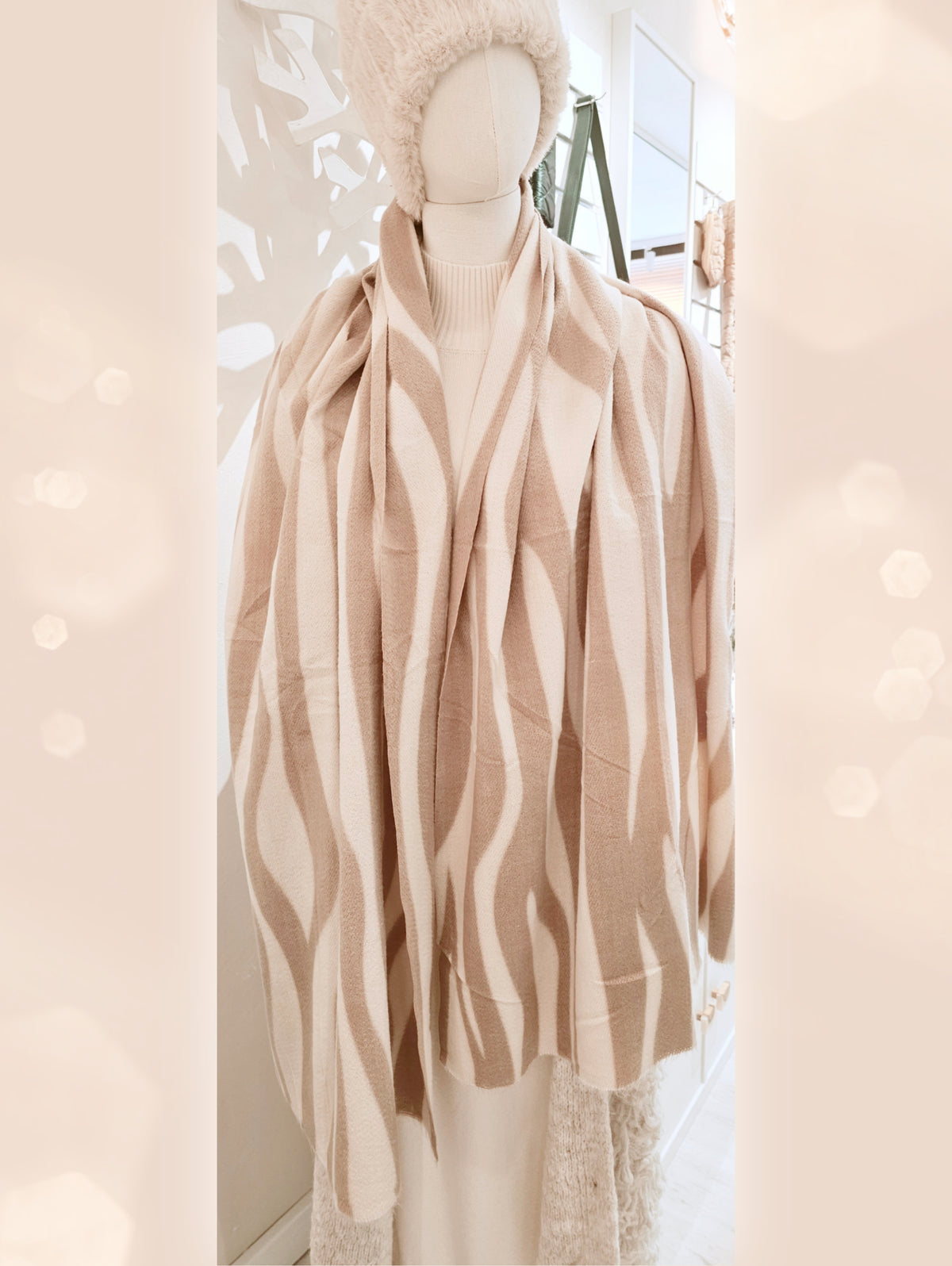 schal-strickschal-zebra-tiger-beige-camel-1