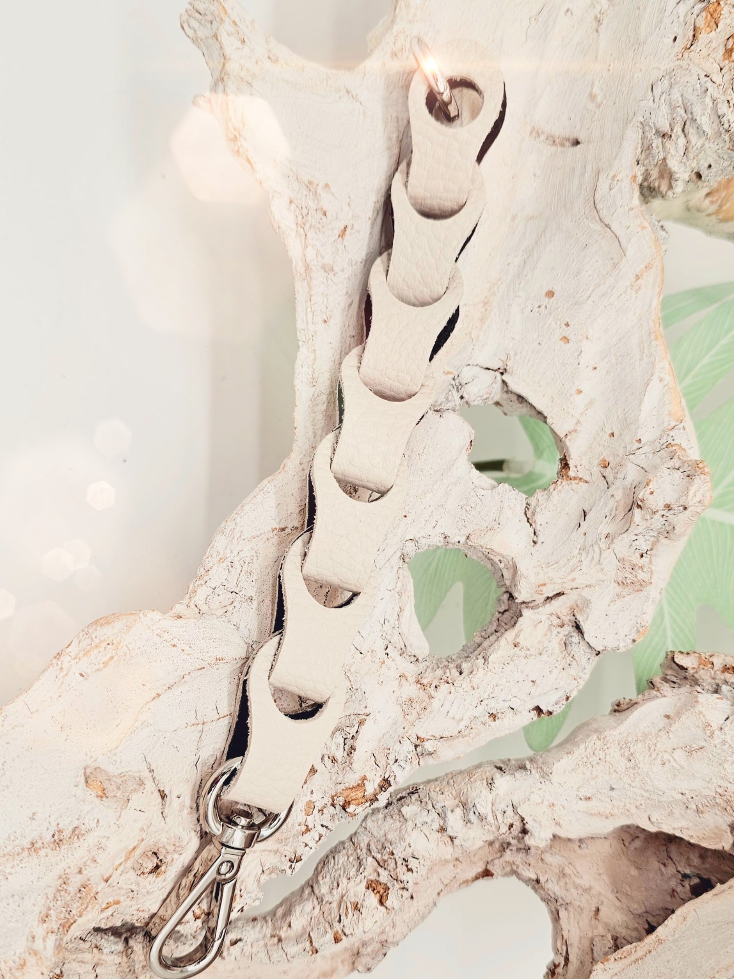 taschengurtverlaengerung-leder Creme beige