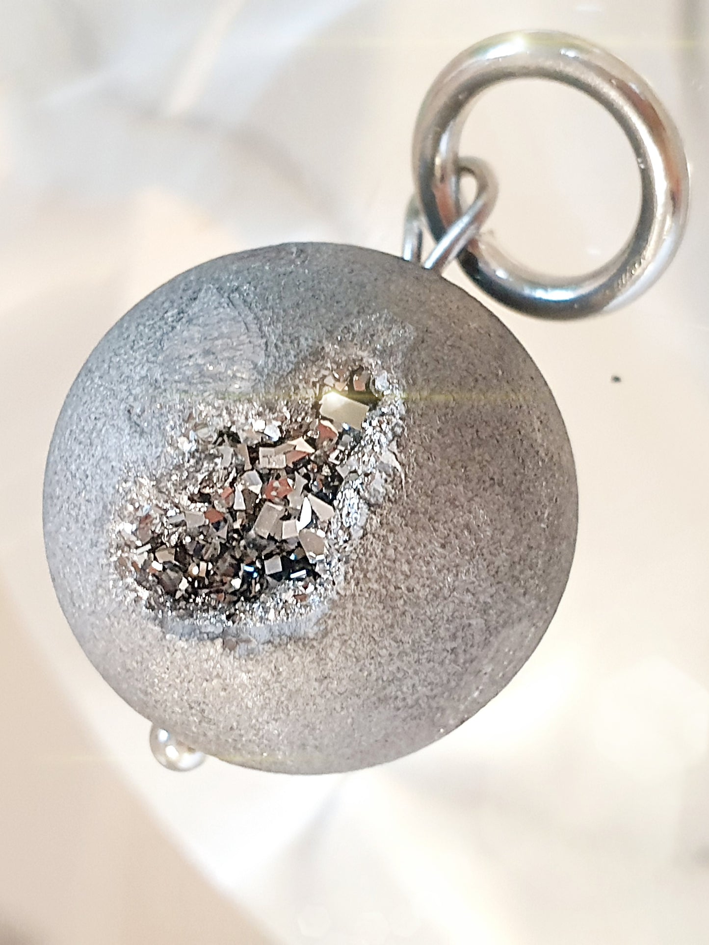 Anhänger Geodenachat Silber