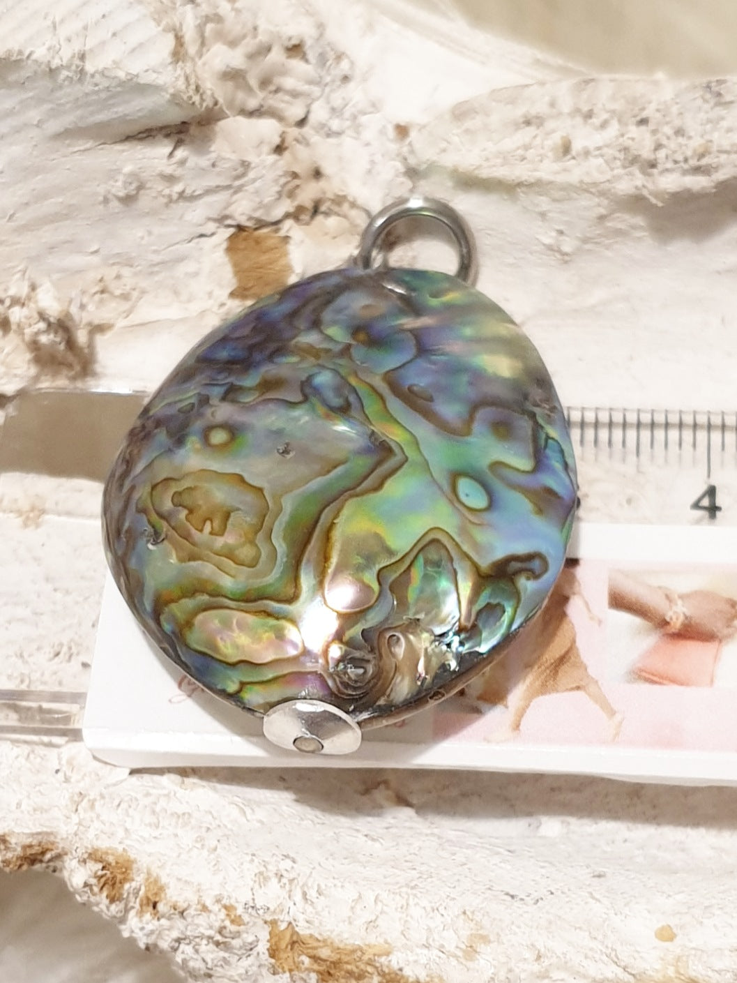 Großer Anhänger aus Paua Muschel