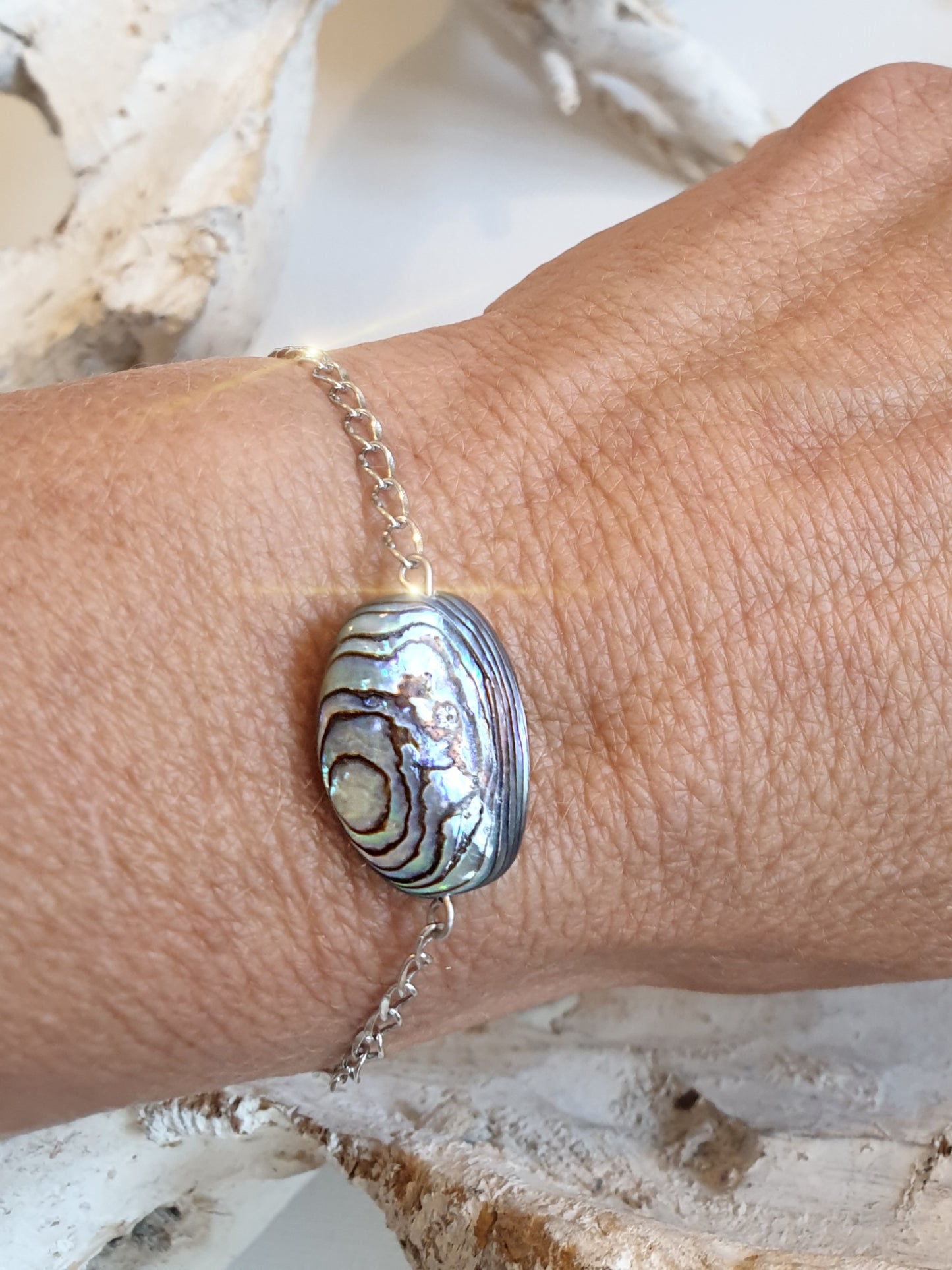Armband Paua Muschel