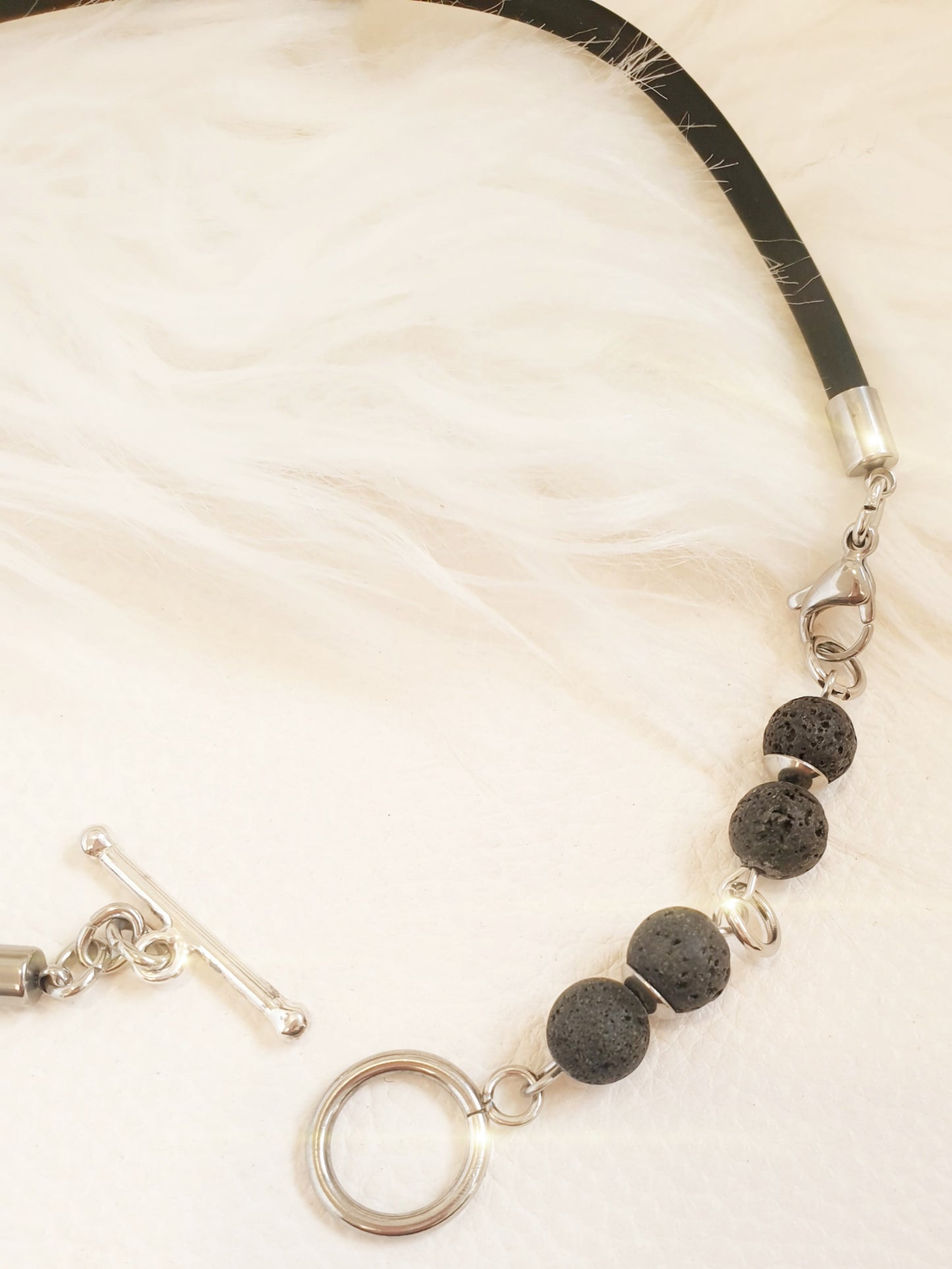 Wechselarmband mit 3 Elementen zum Austauschen Lava