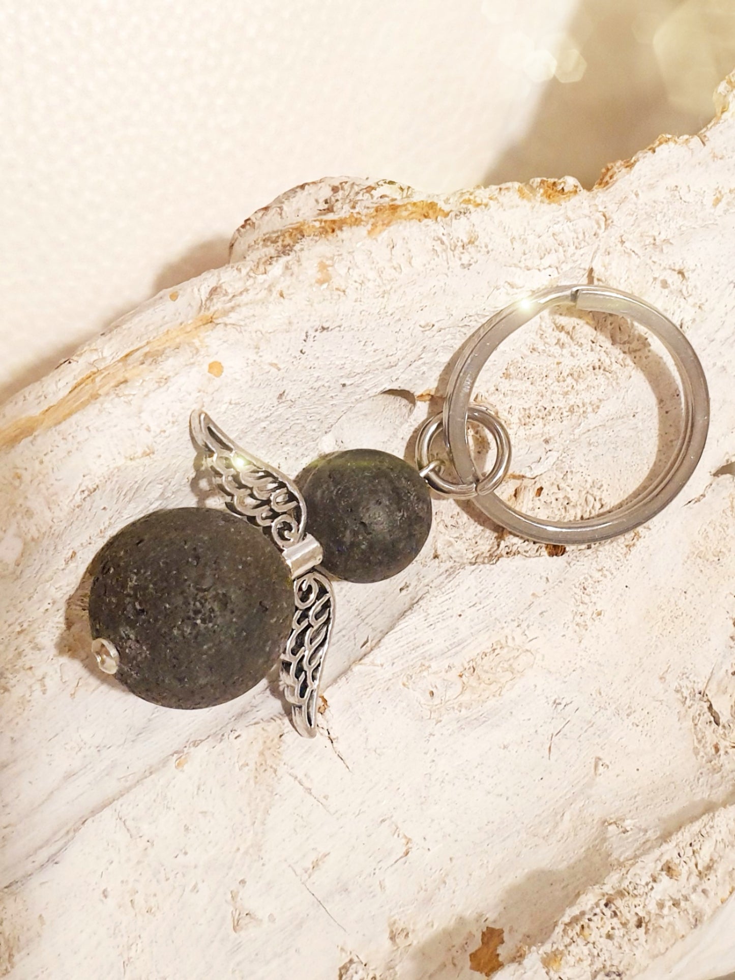 Engel Schlüsselanhänger lava