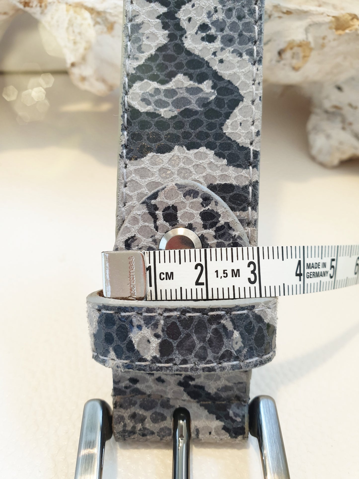 Gürtel mit Schlangemuster 3cm breit