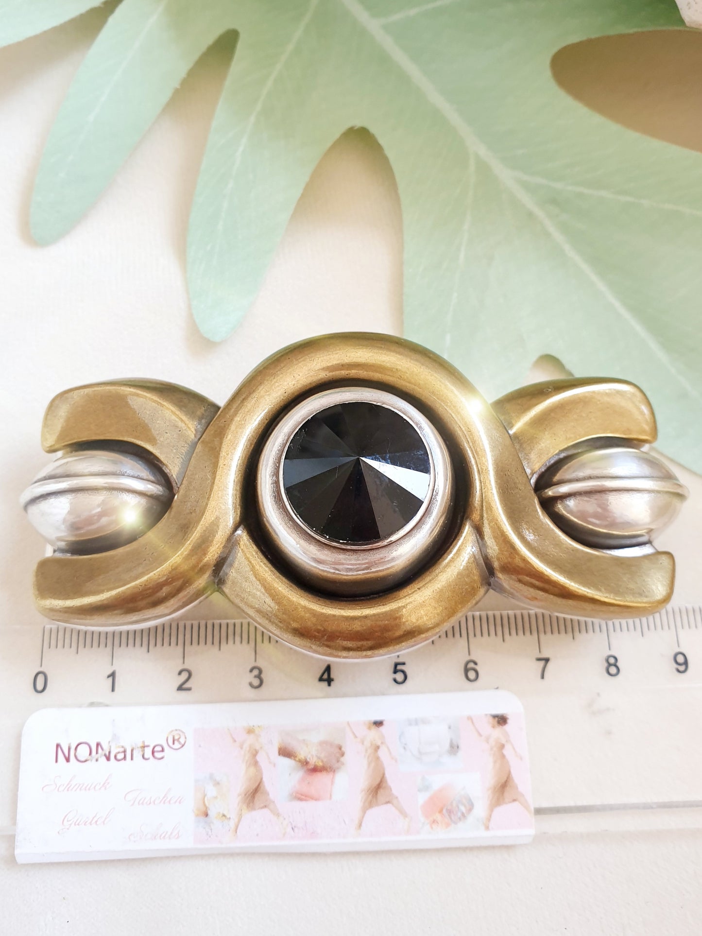 Gürtelschnalle bicolor 2,5 cm