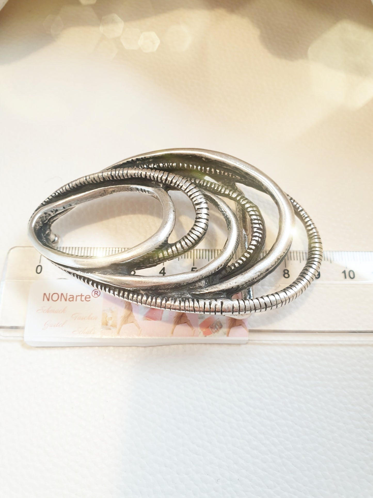 Gürtelschnalle Schneckenform antik Silber