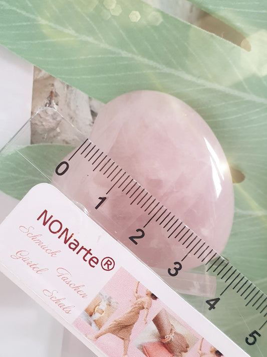 Handschmeichler Rosenquarz Herz klein