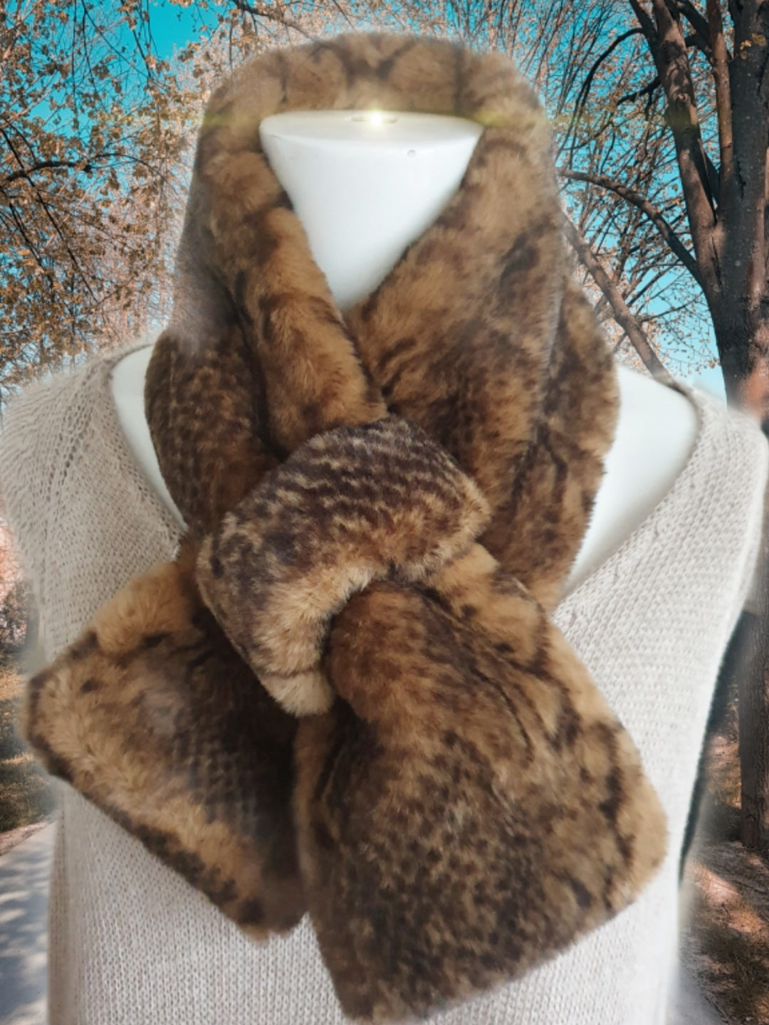 schalkragen-schal-fell-camel-schlange-1