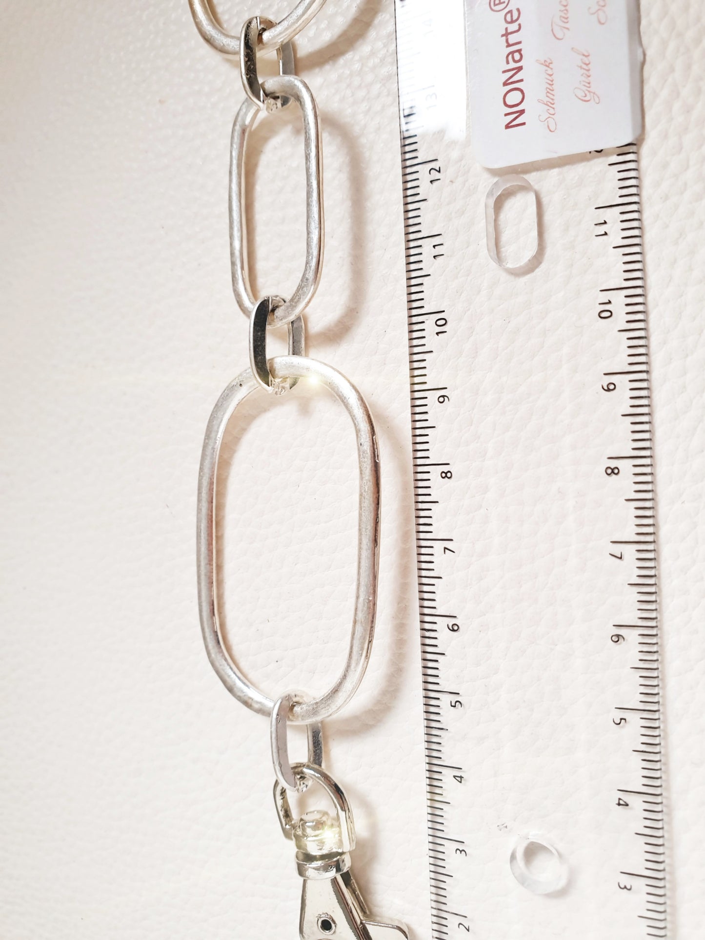 Taschengurt Verlängerung Kette Silber