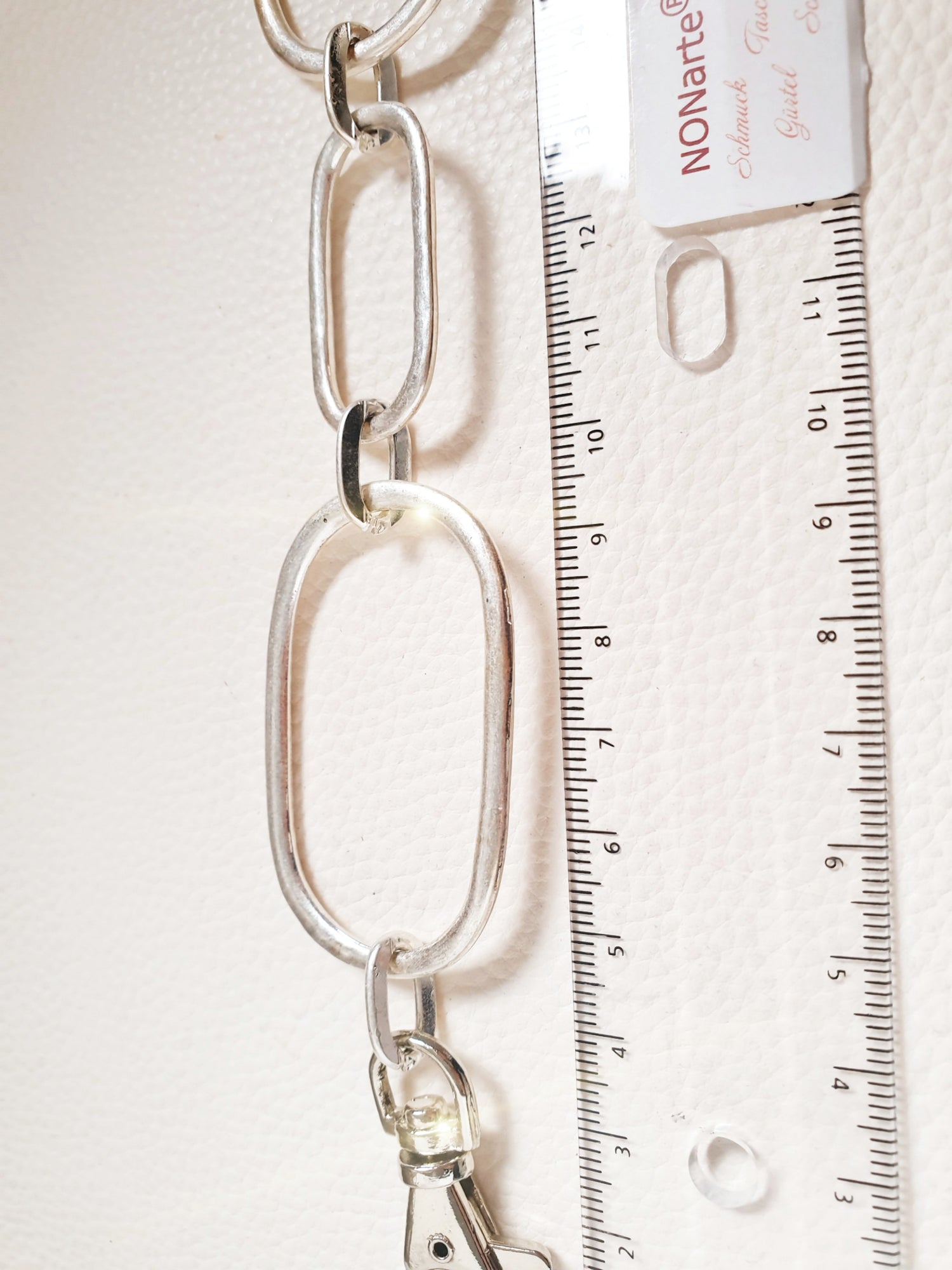 Taschengurt Verlängerung Kette Silber