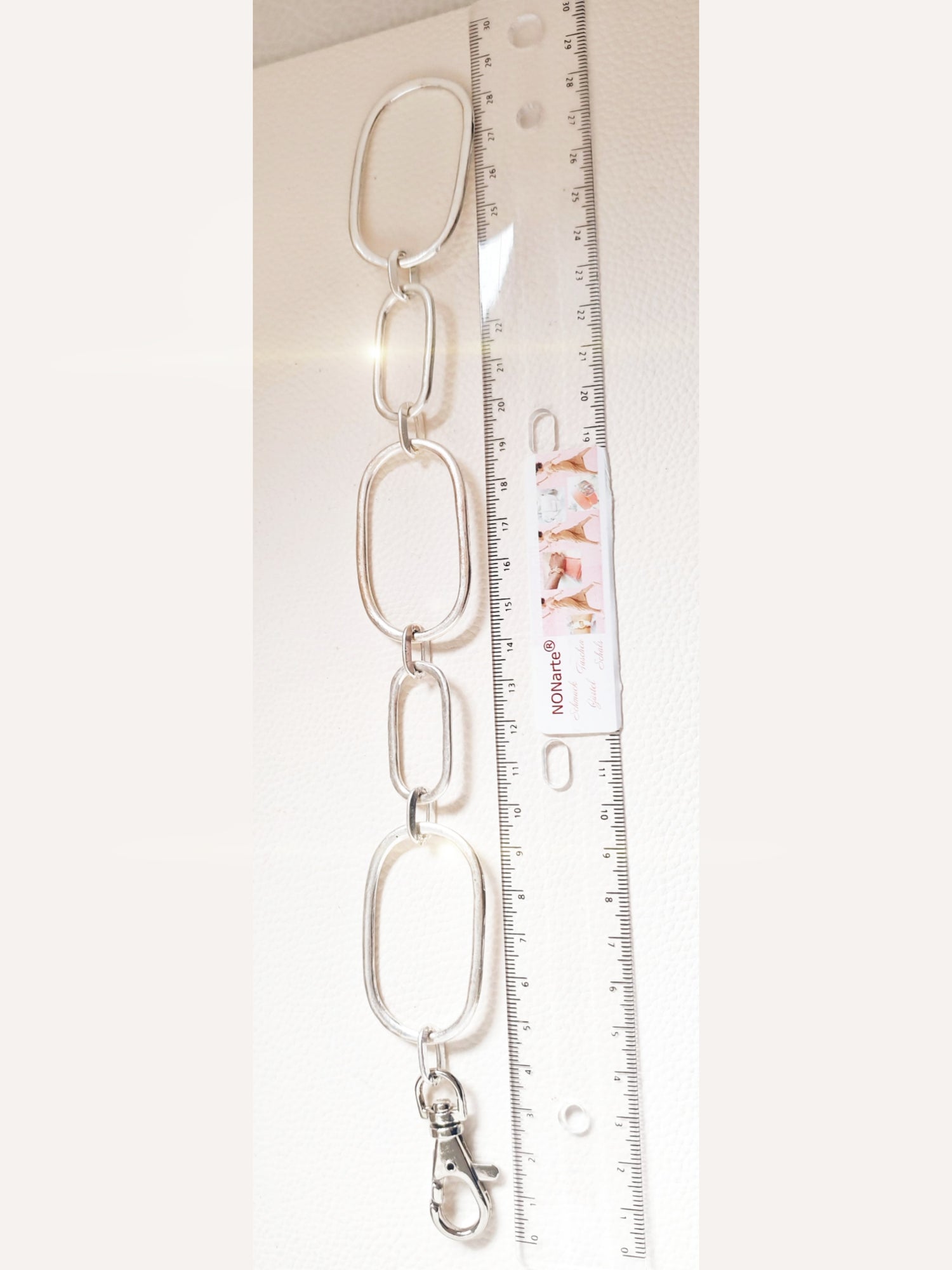 Taschengurt Verlängerung Kette Silber