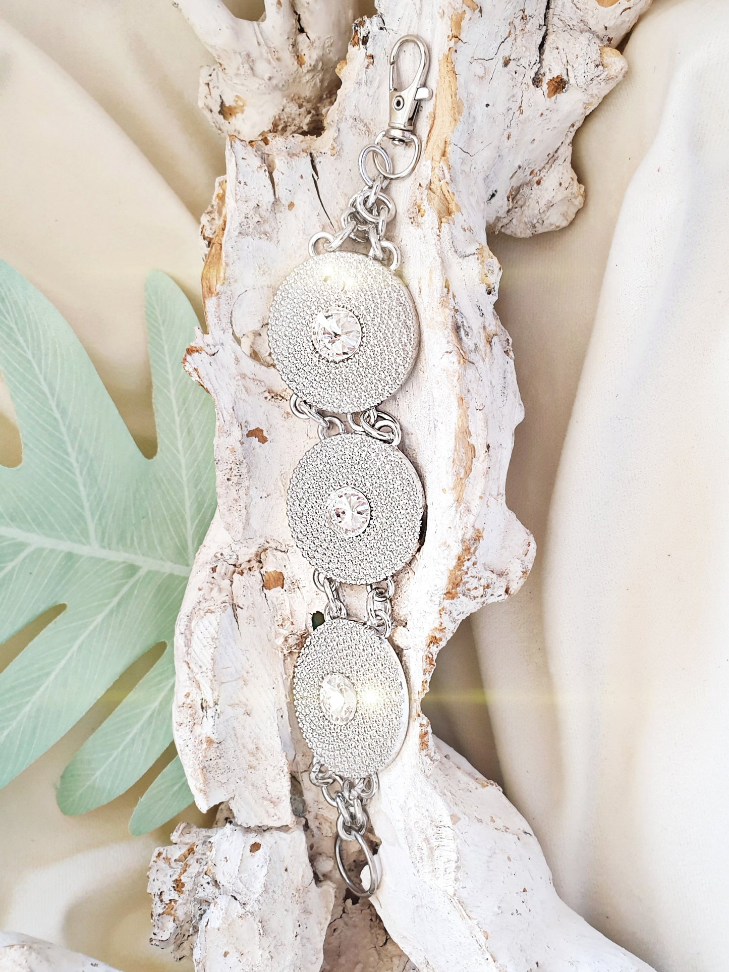 TASCHENGURTVerlängerung aus Metall mit Strass