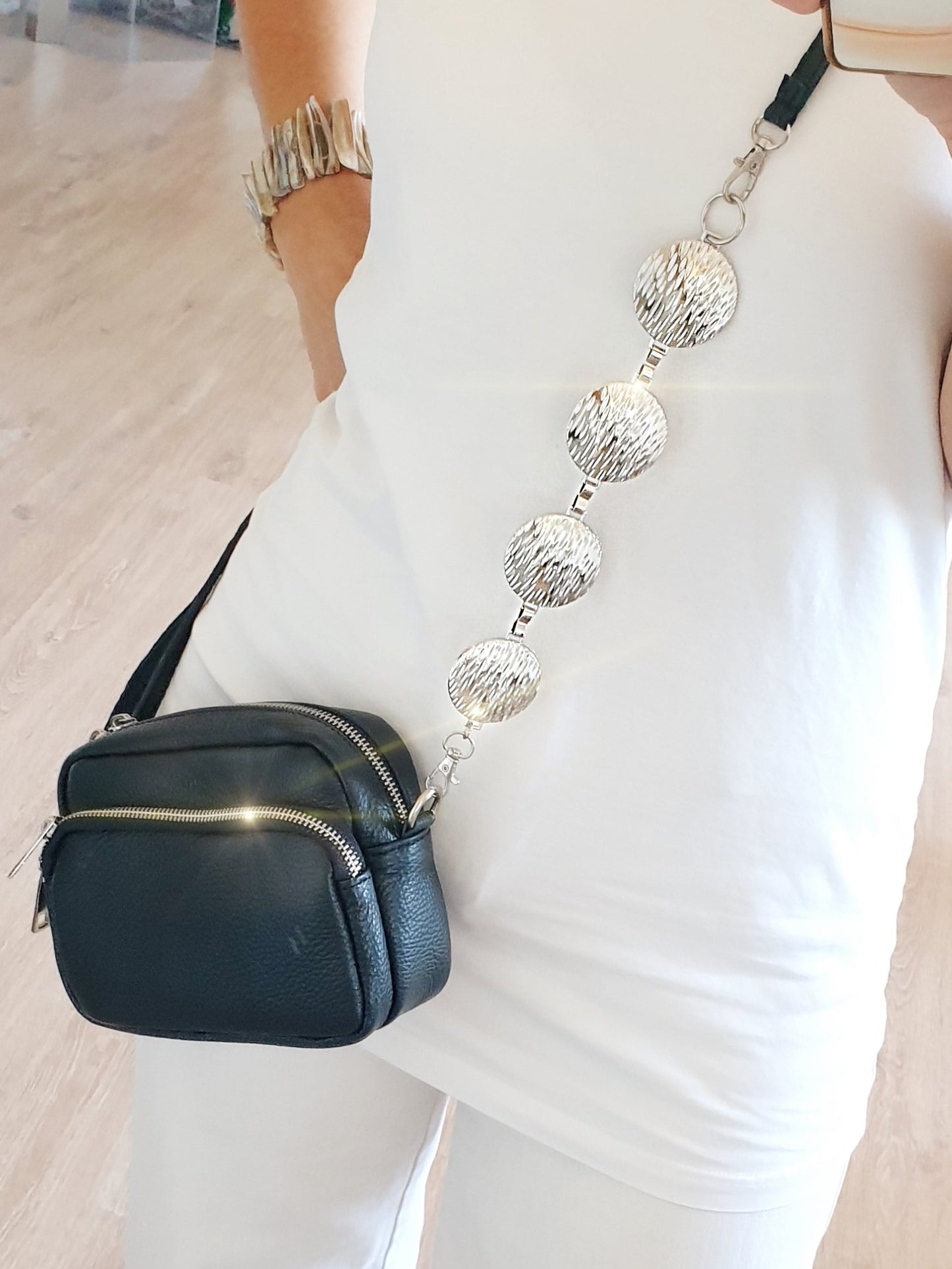 Metallkette zum Verlängern von Taschengurten