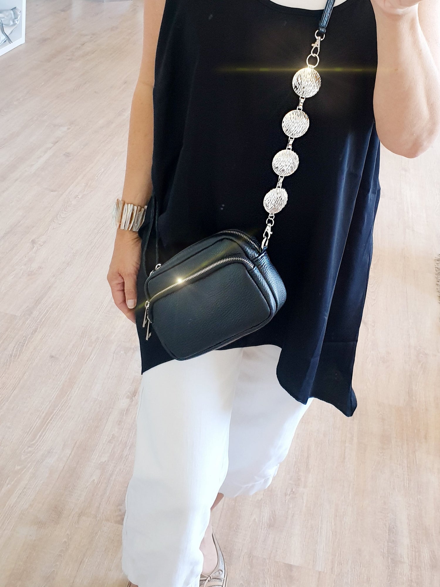 Metallkette zum Verlängern von Taschengurten