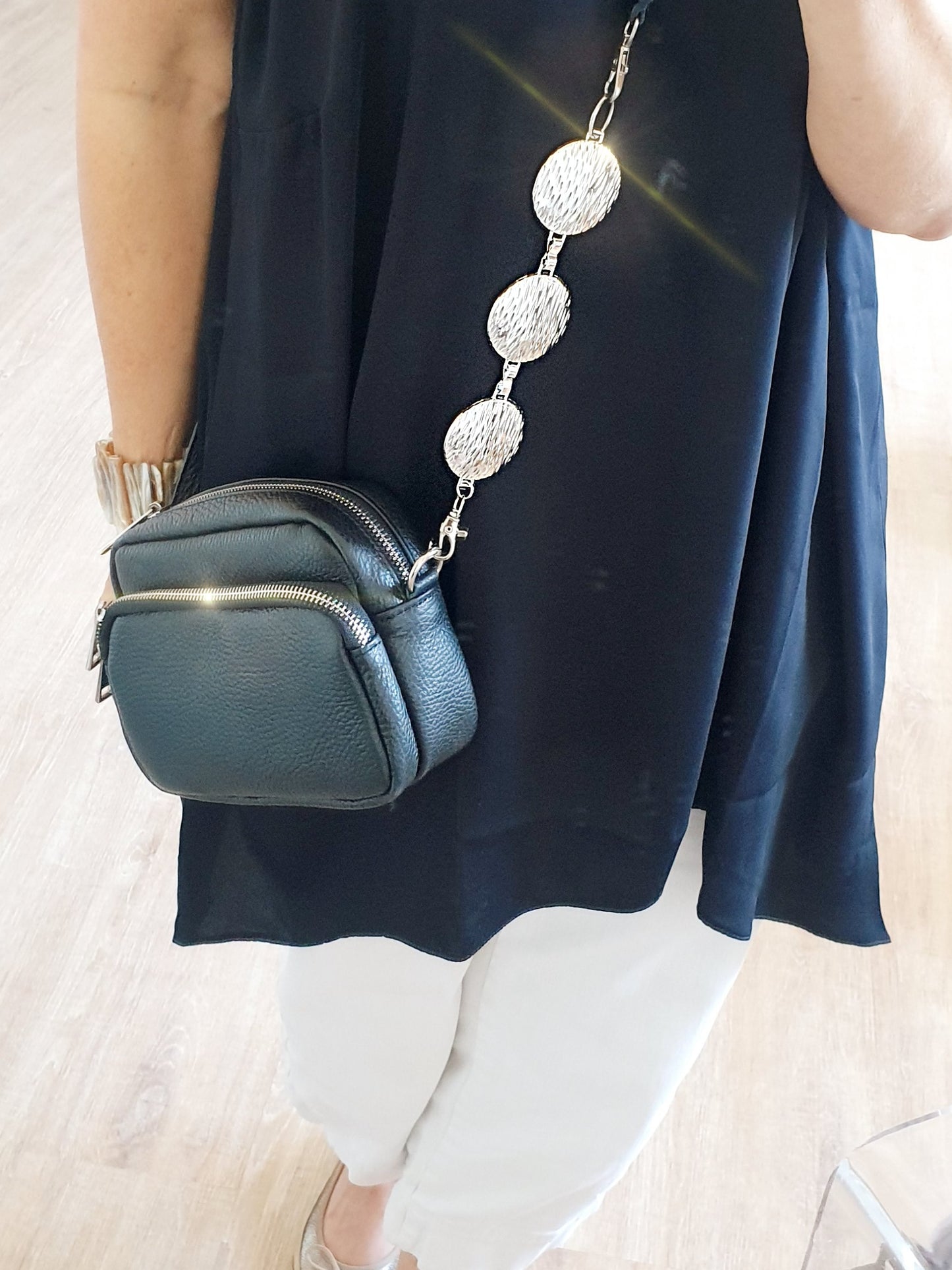 Metallkette zum Verlängern von Taschengurten