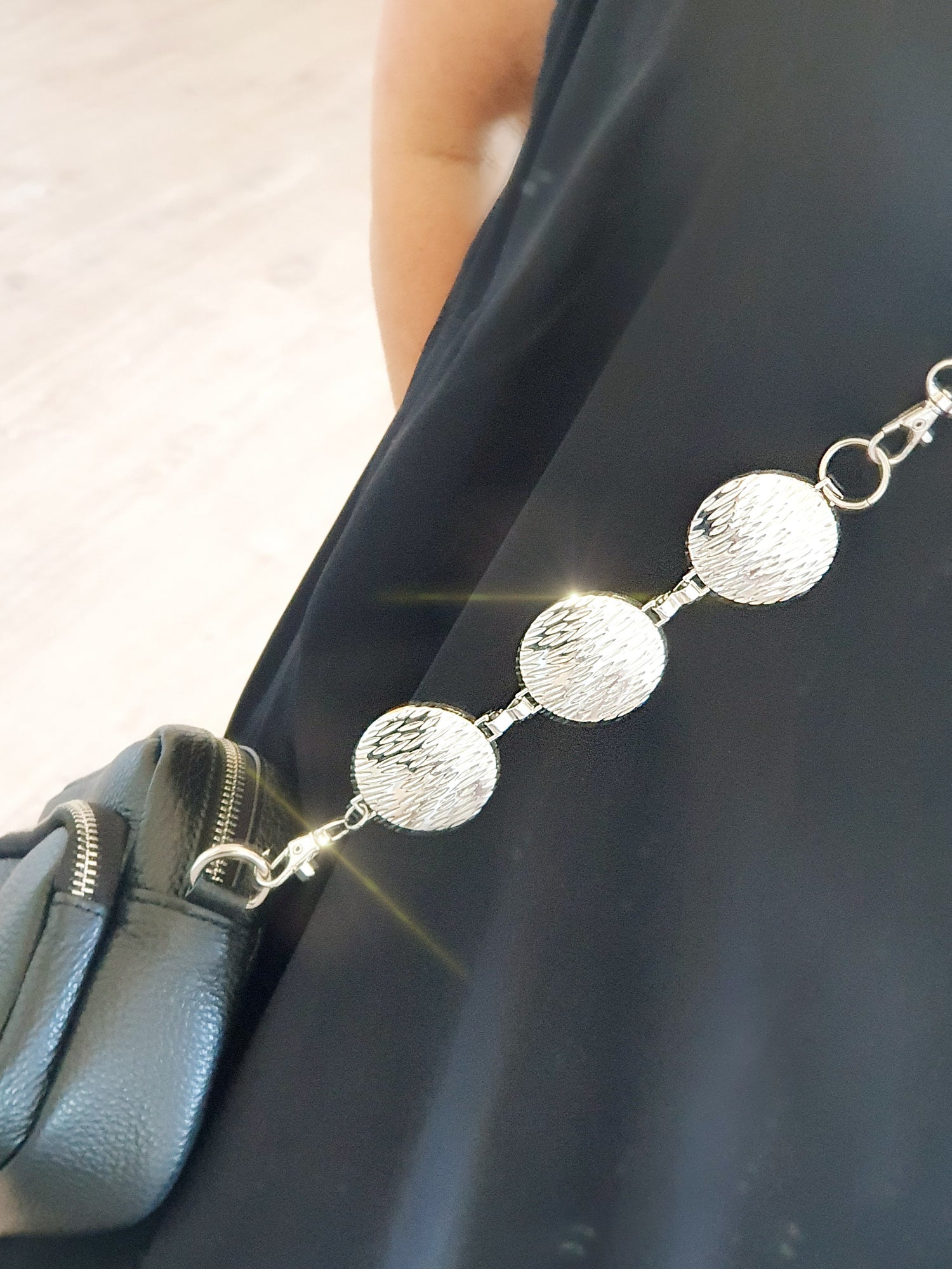 Metallkette zum Verlängern von Taschengurten