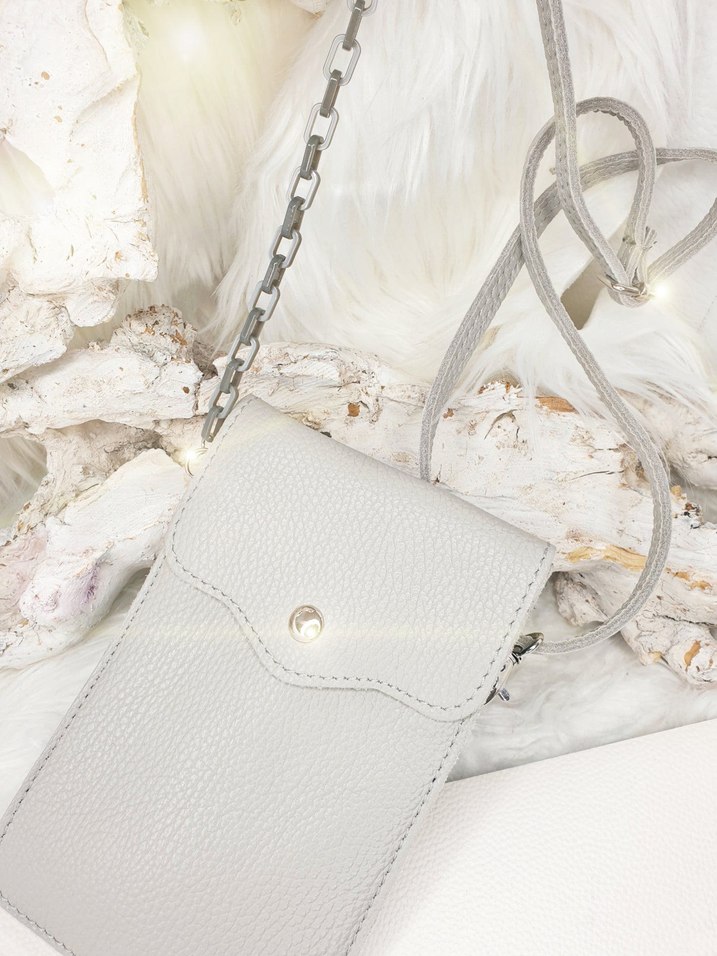 Taschengurt / Taschengurtverlängerung / Kette / GRAU / Resin