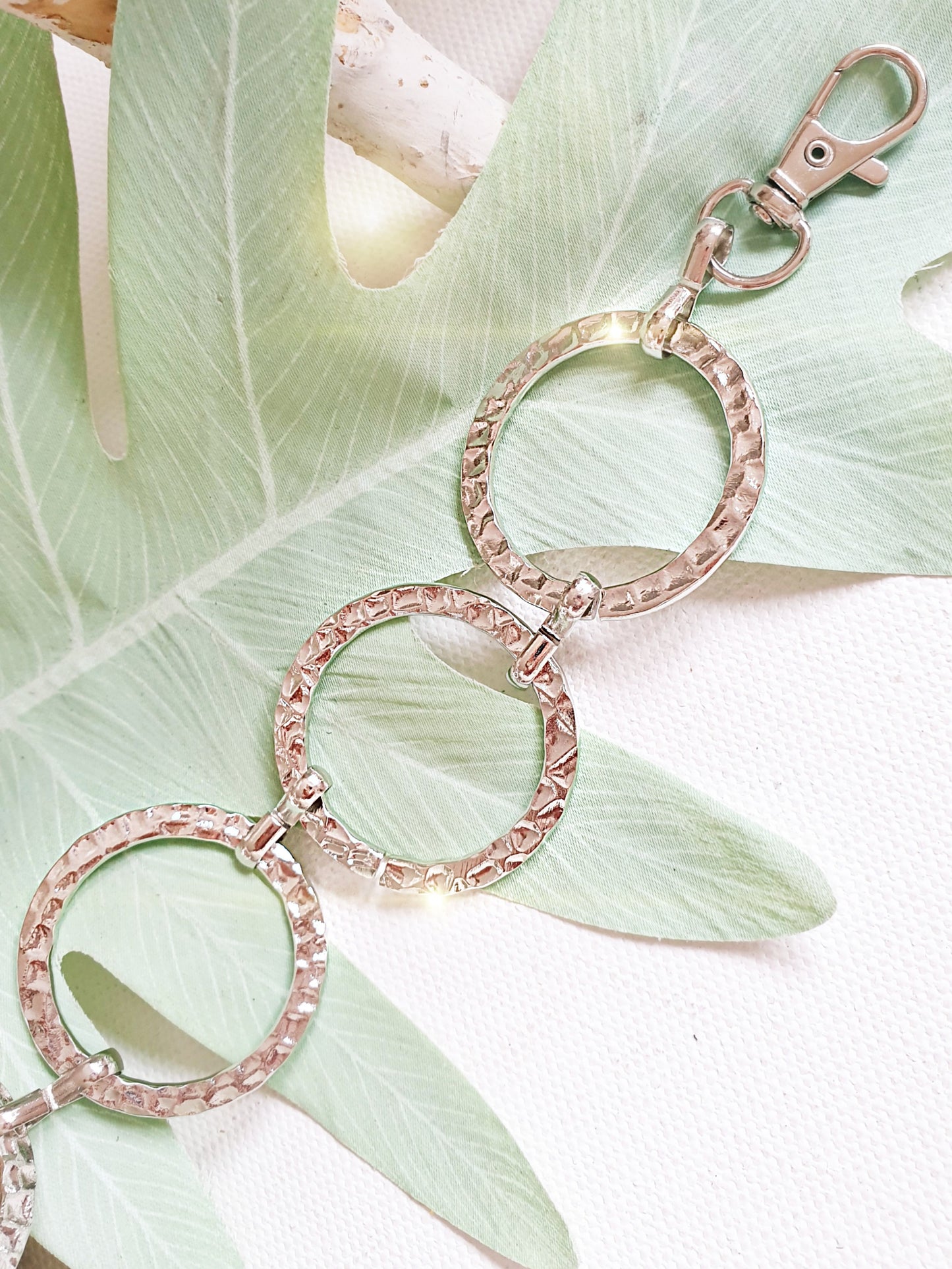 Verlängerung für Taschengurte Kette Silber