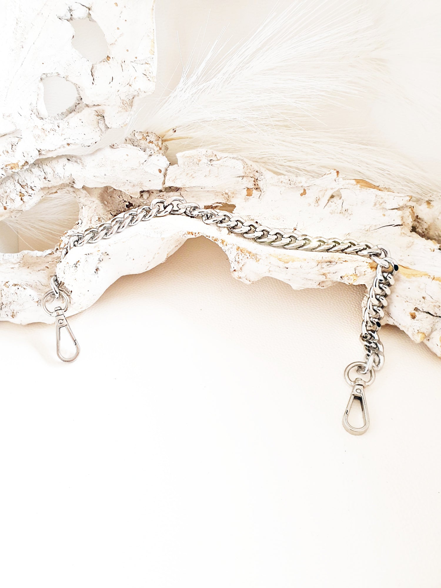 Taschenhenkel Kette in Silber