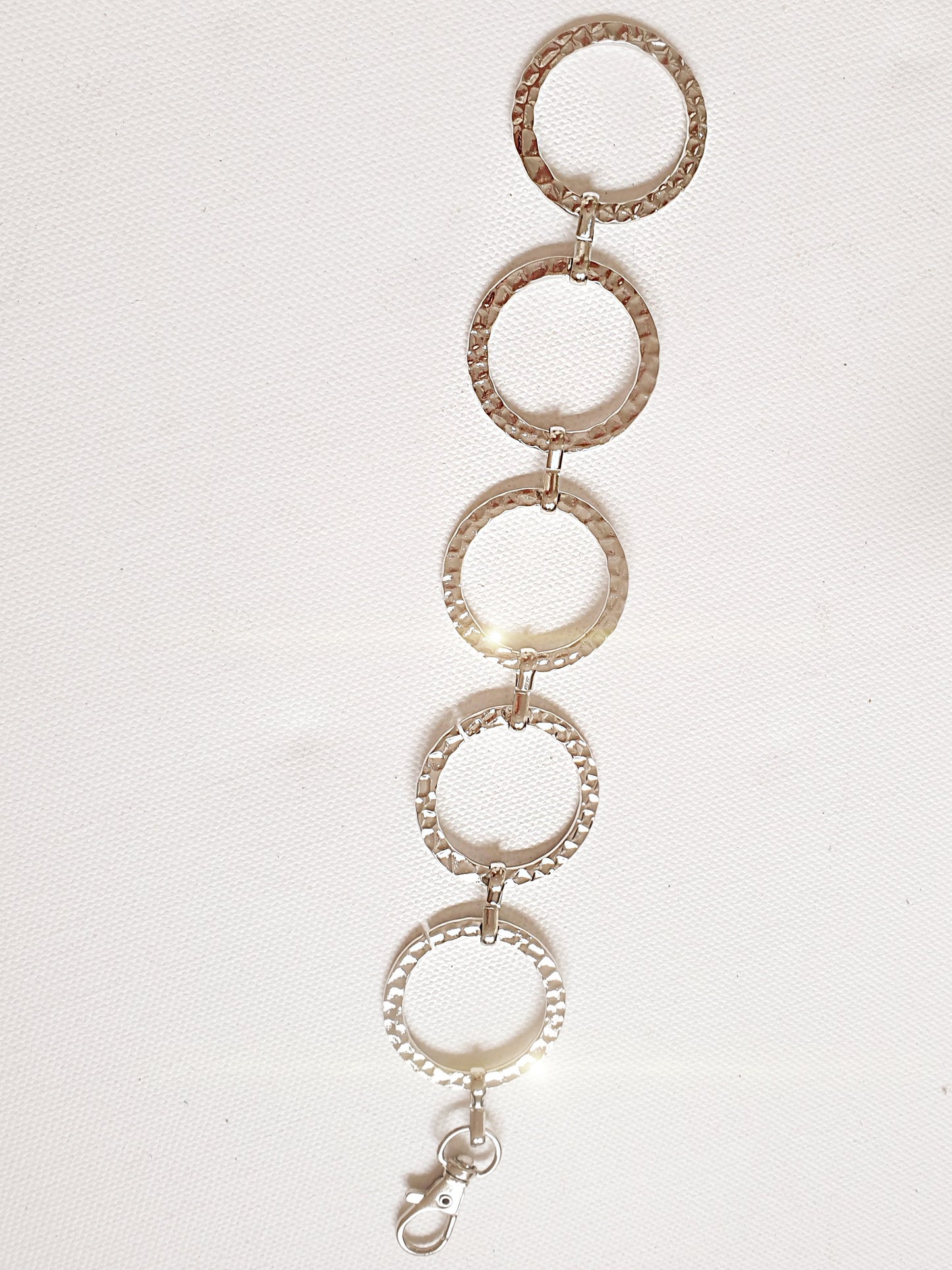 Verlängerung für Taschengurte Kette Silber