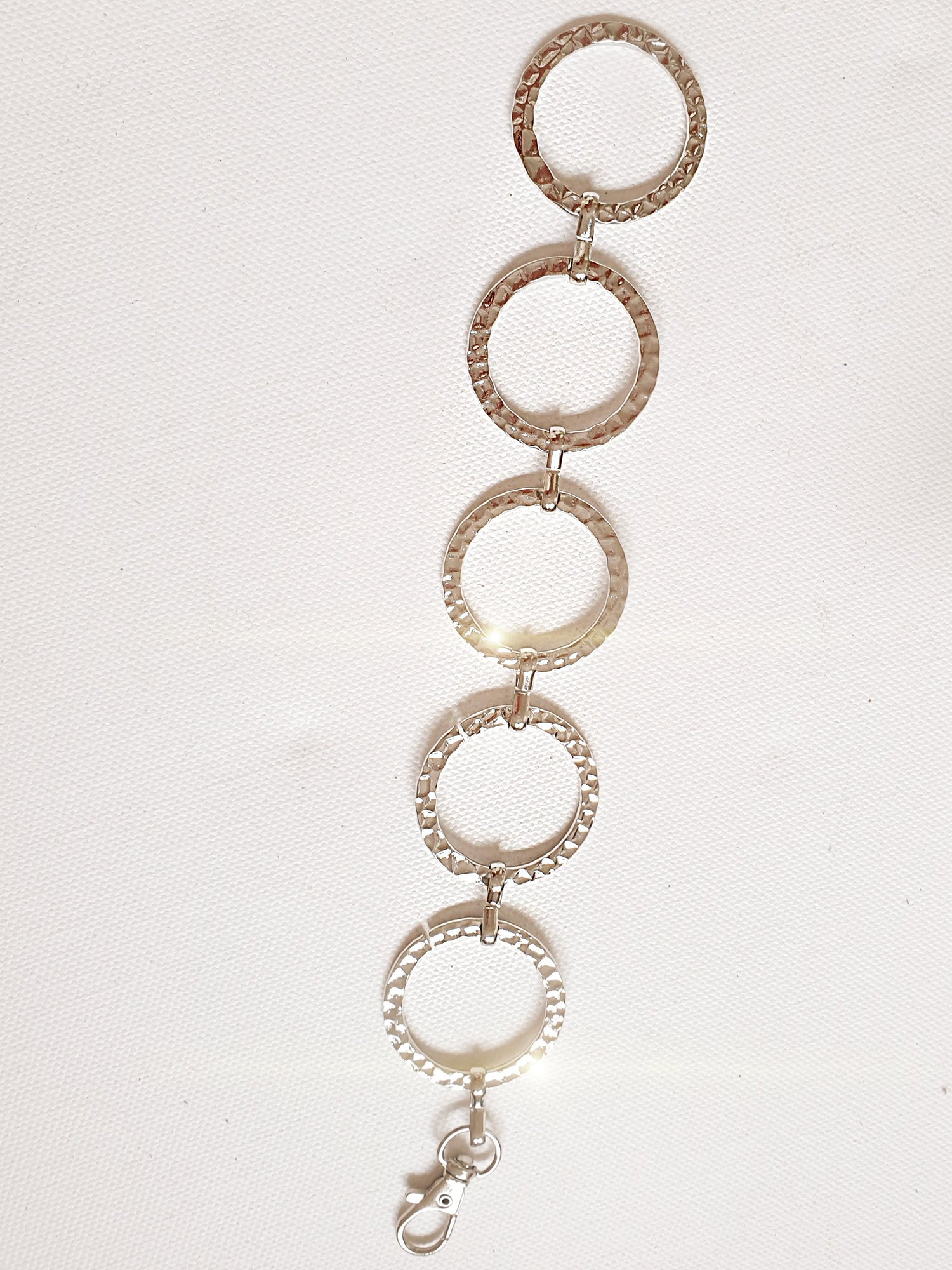 Verlängerung für Taschengurte Kette Silber