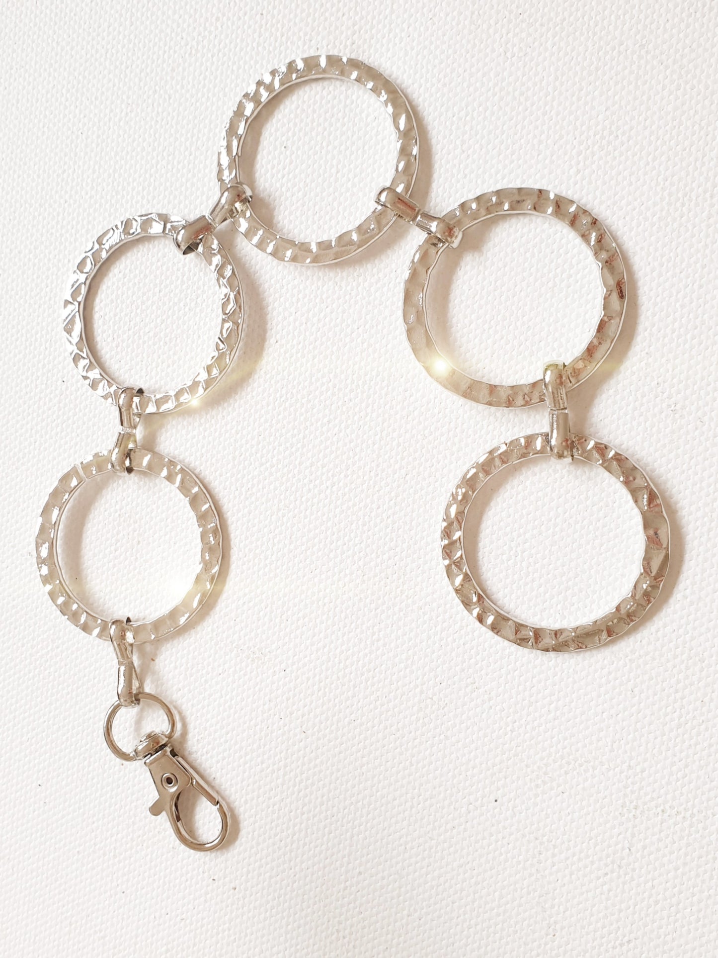 Verlängerung für Taschengurte Kette Silber