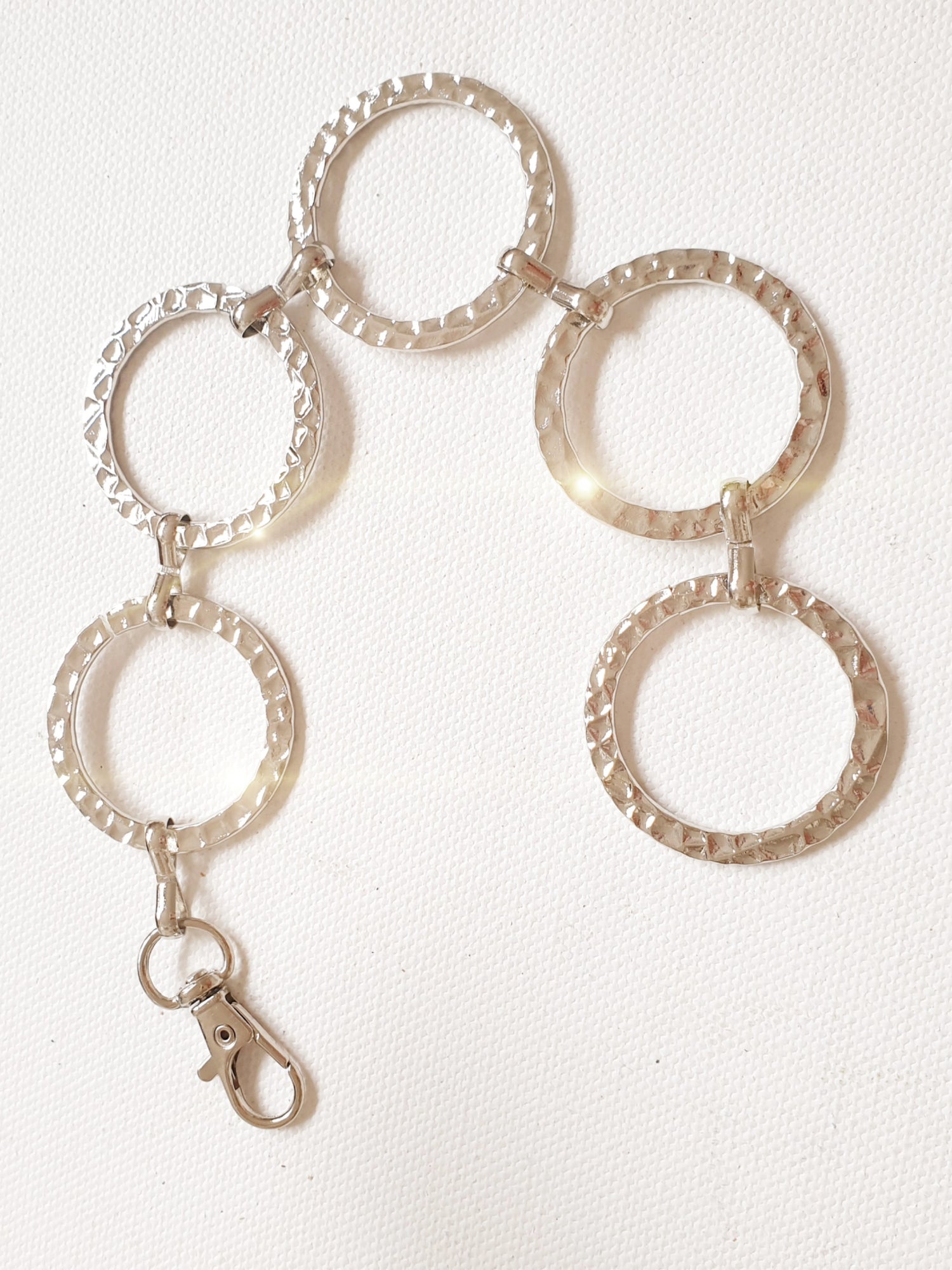 Verlängerung für Taschengurte Kette Silber