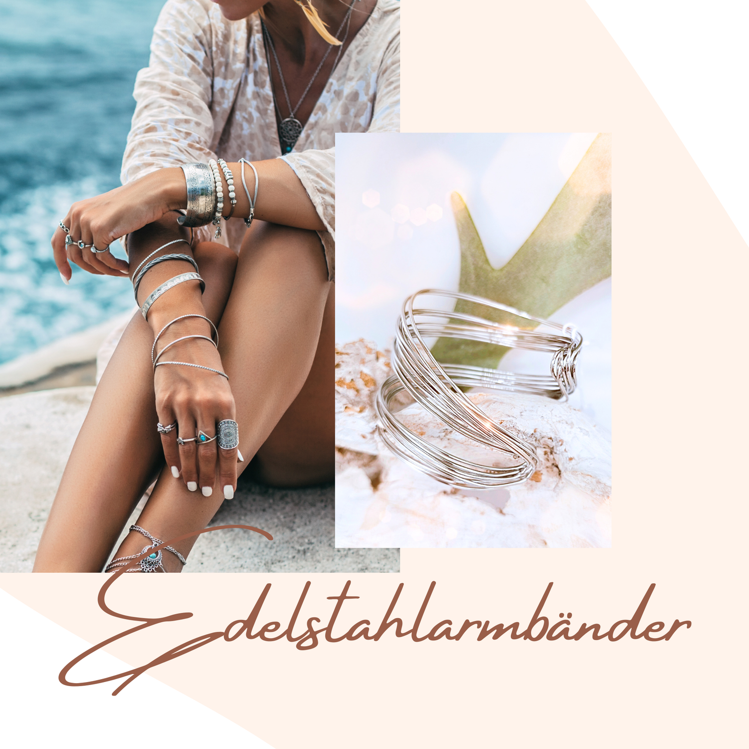 Edelstahlarmbänder