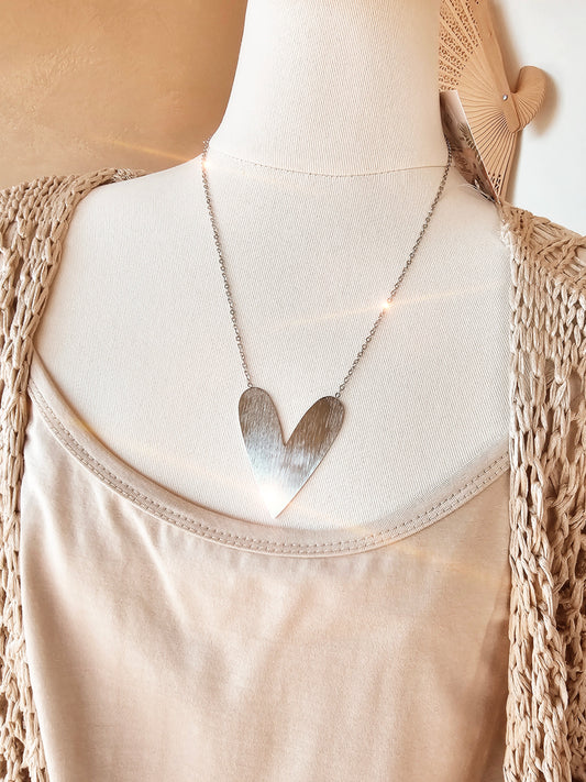 Herz-kette-edelstahl-silber-gebuerstet-1