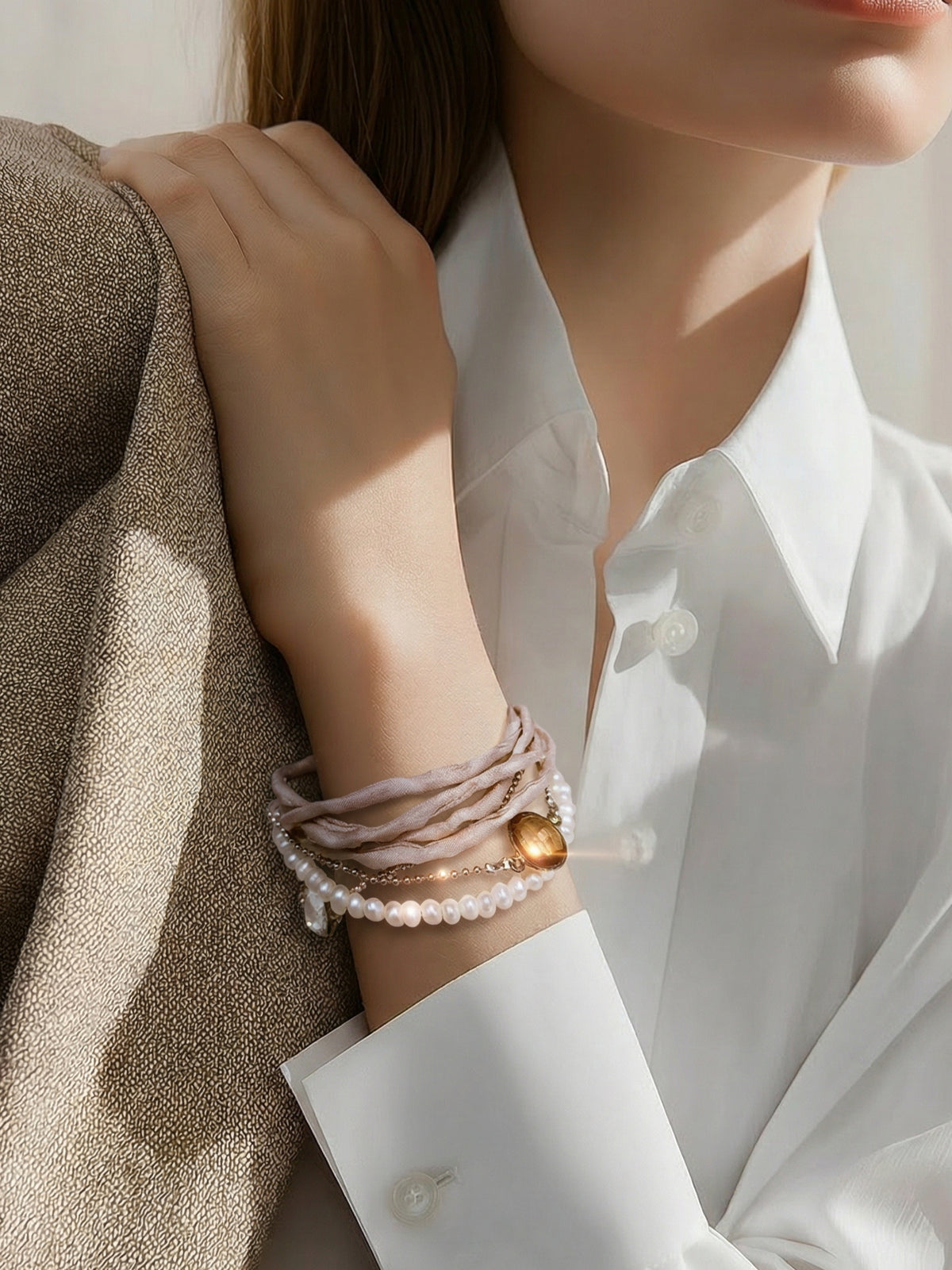 armband-rauchquarz-suesswasserperle-seide-1
