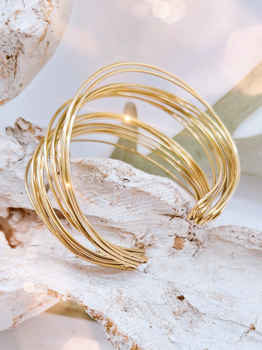 armreif-edelstahl-gold-verstellbar-mehrreihig-2