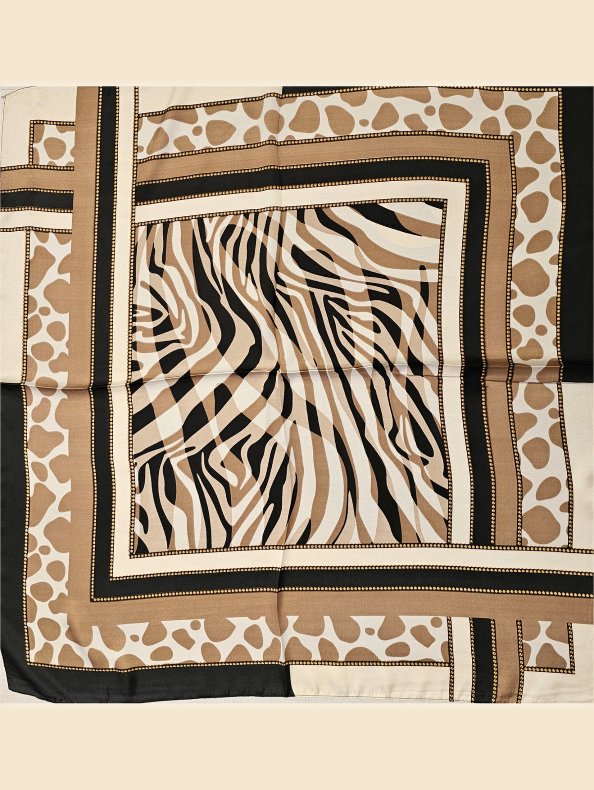 nickituch-kleiner-schal-leo-beige-schwarz-1