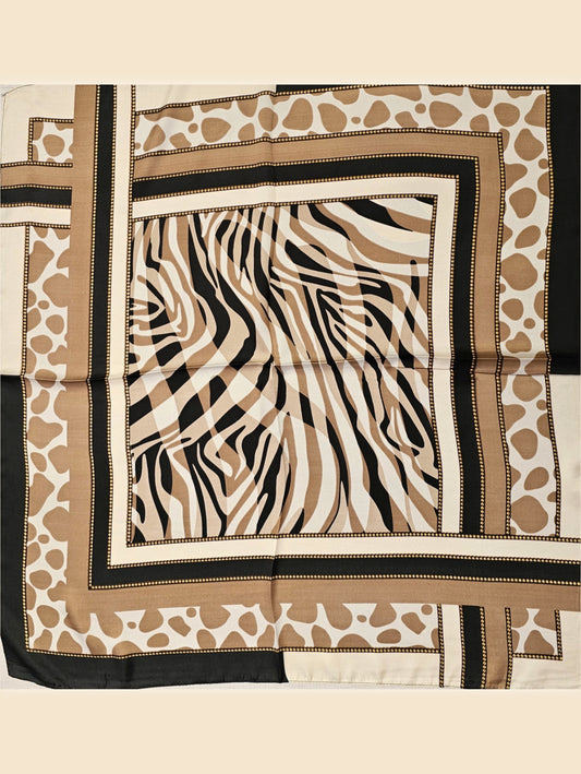 nickituch-kleiner-schal-leo-beige-schwarz-1