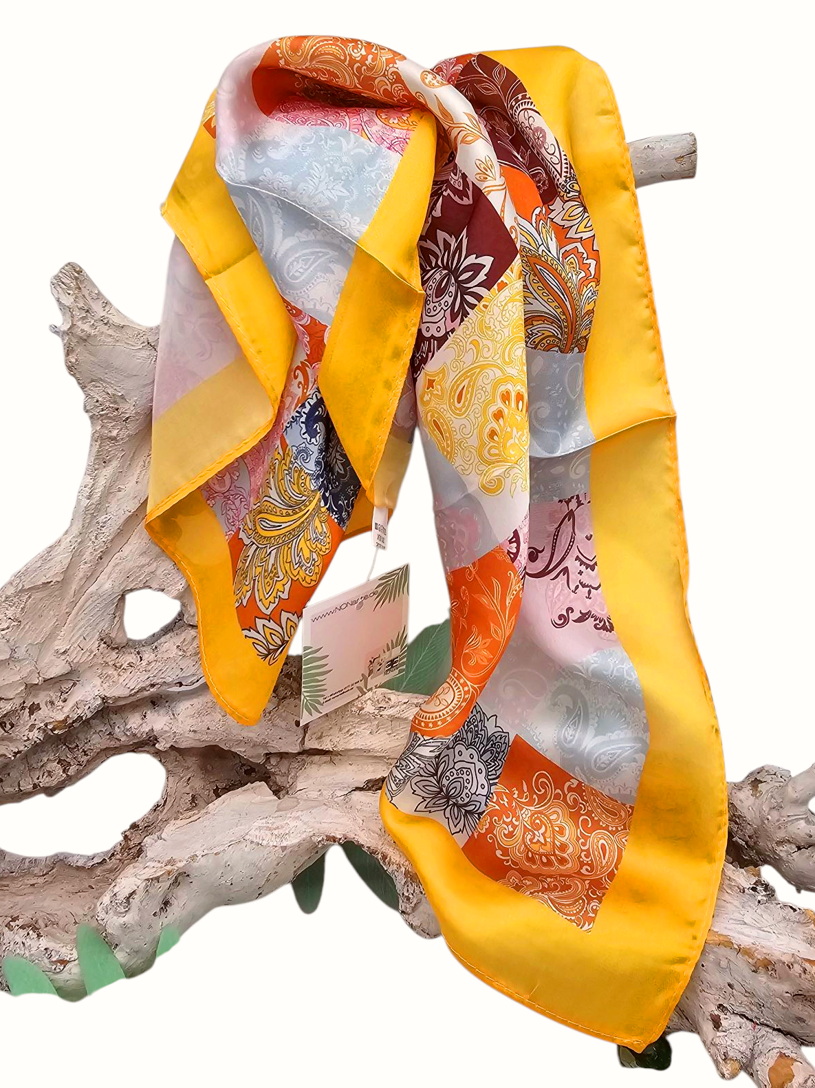 nickituch-seide-schal-paisley-gelb-orange-1