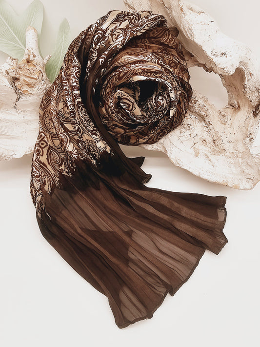 schal-paisley-plissee-schmal-braun beige
