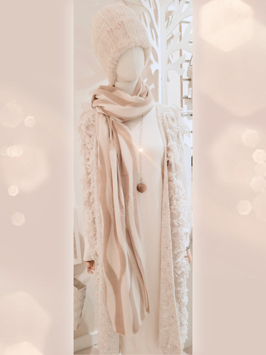 schal-strickschal-zebra-tiger-beige-camel-1