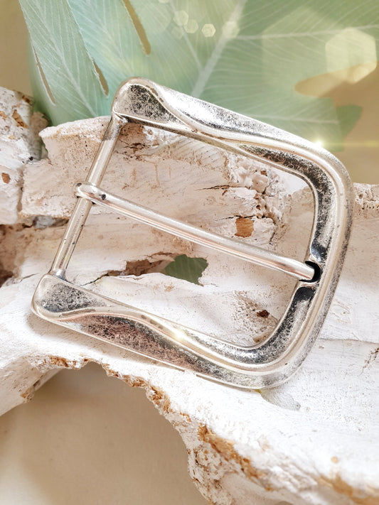 Gürtelschnalle Dornschnalle Altsilber