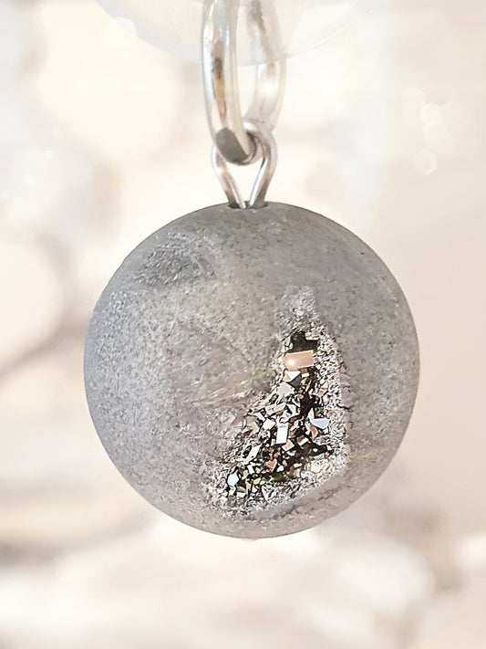 Anhänger Geodenachat  Silber