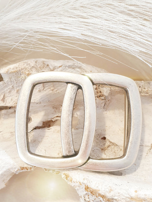 Gürtelschnalle zum Austauschen in Silber