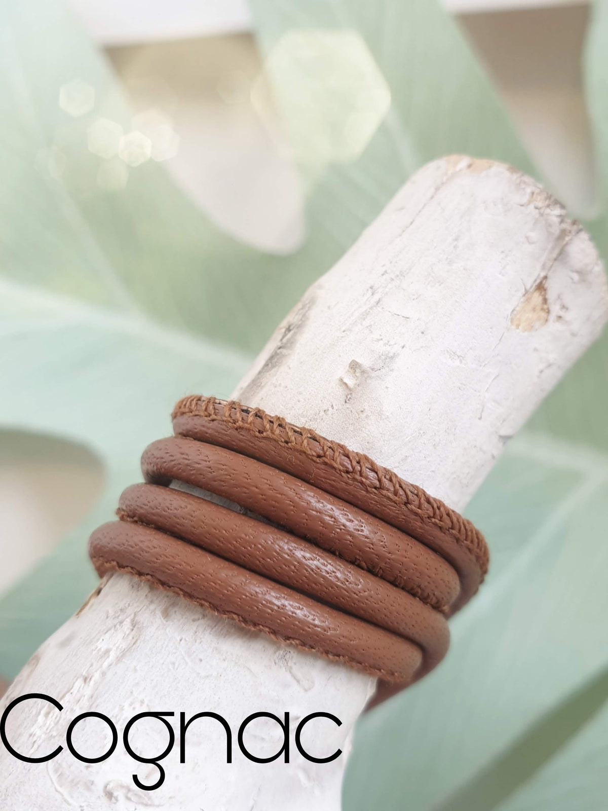 Kette Lederkette Lederhalsreif / dreifach / Halsreif Leder