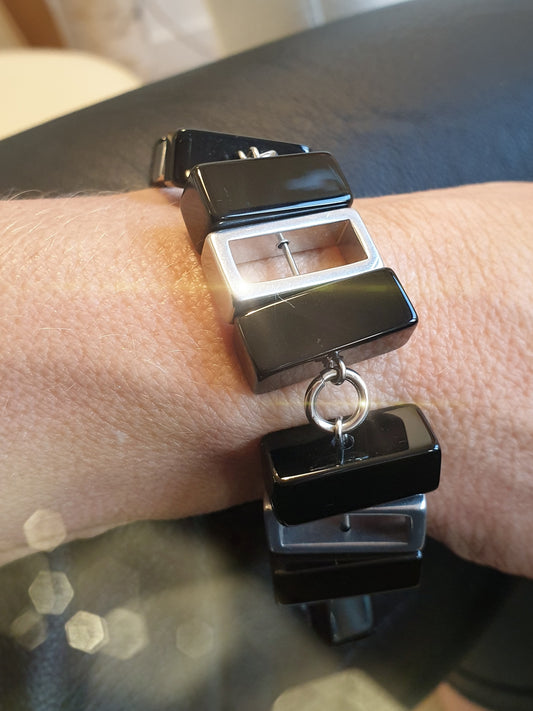 Modernes Armband aus Onyx