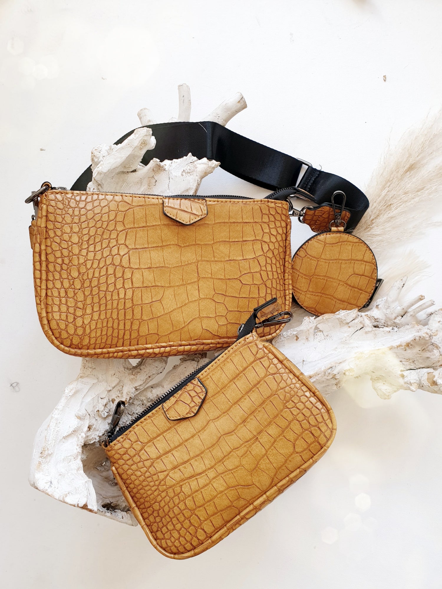 umhaengetasche-set-kunstleder-camel-kroko-1